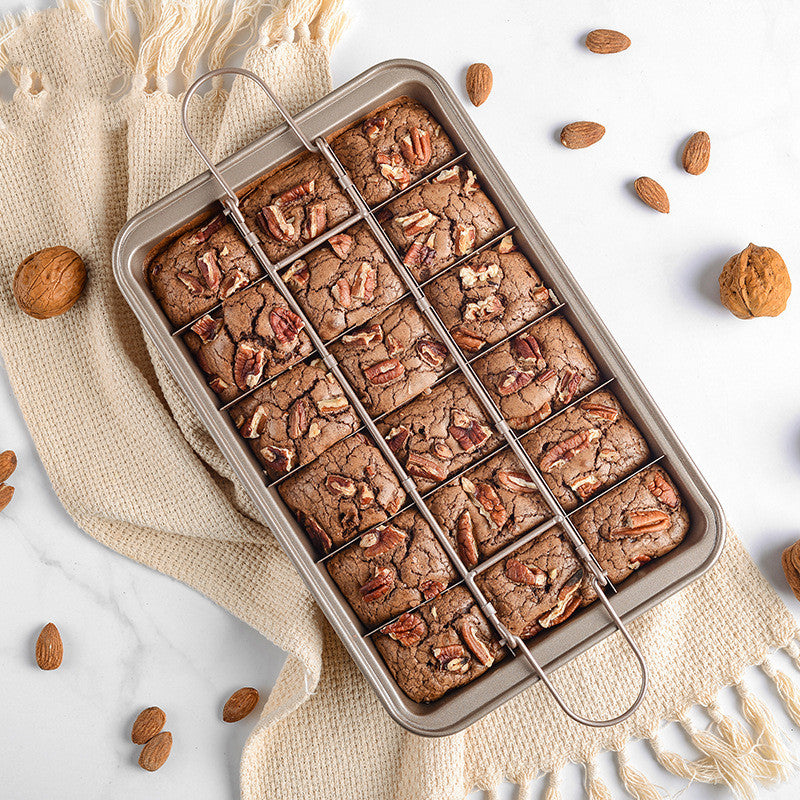 Bakform brownie med skiljeväggar