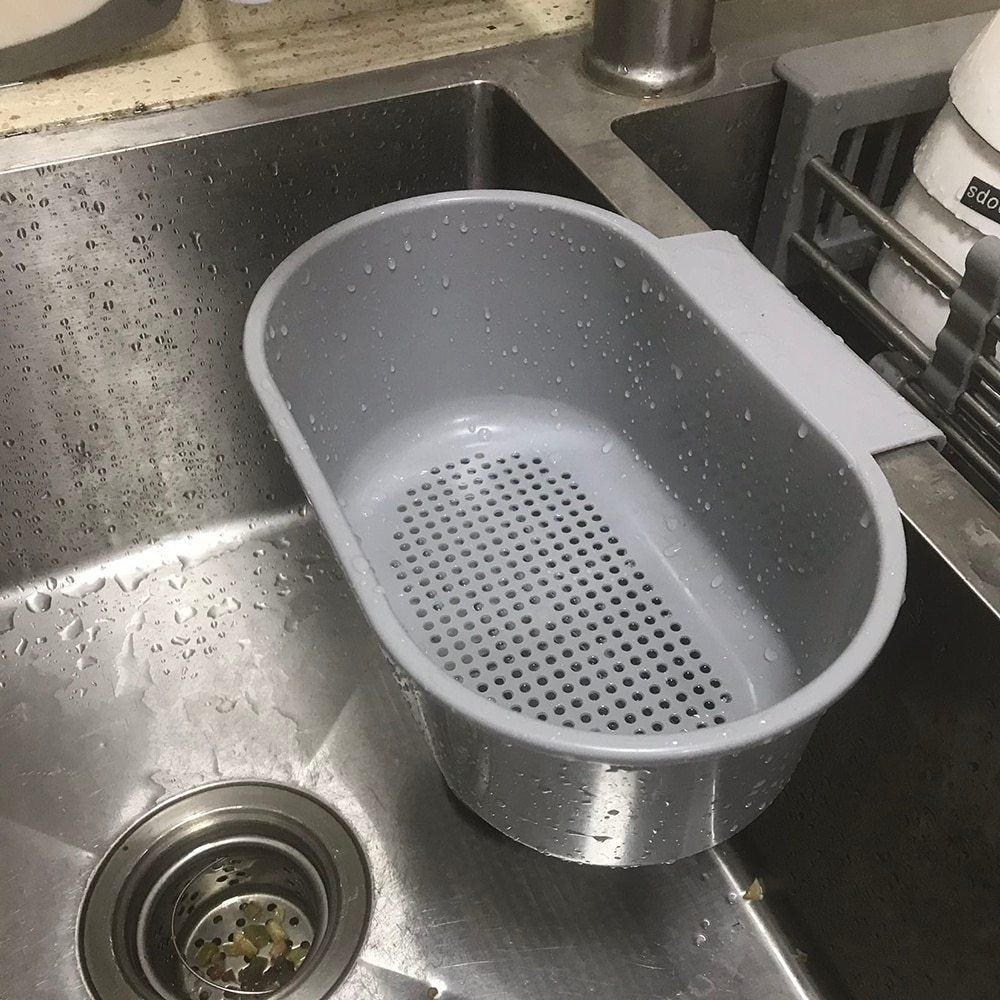 Diskbänkskorg med spänne