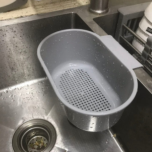 Diskbänkskorg med spänne