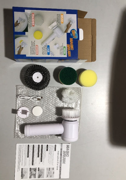 5 i 1 elektrisk rengöringsborste