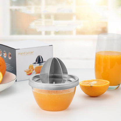 Manuell fruktjuicer i rostfritt stål