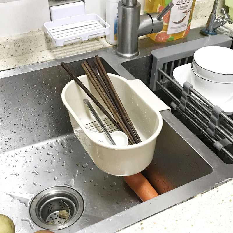 Diskbänkskorg med spänne