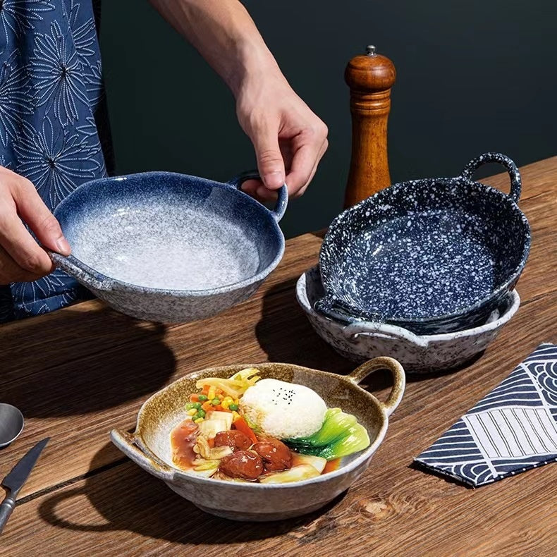 Stora djupa tallrikar