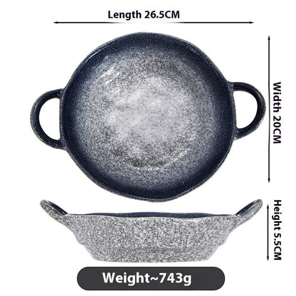 Stora djupa tallrikar