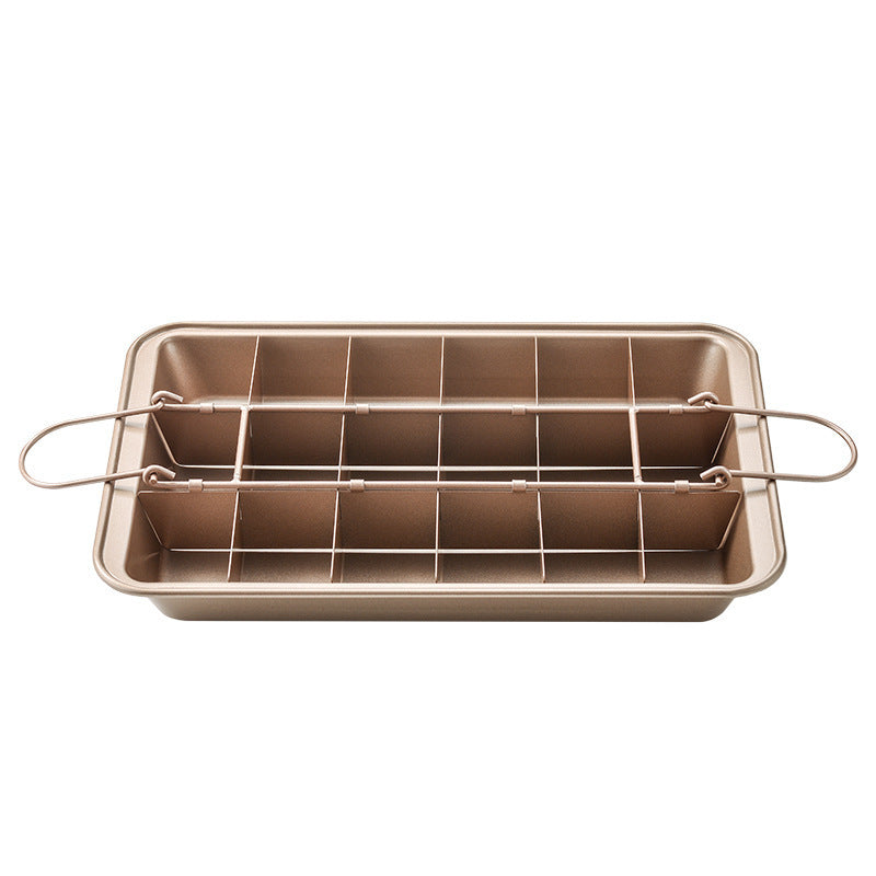 Bakform brownie med skiljeväggar