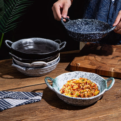 Stora djupa tallrikar